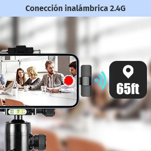 MICROFONOS INALAMBRICOS DE SOLAPA DOBLE