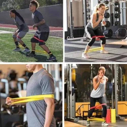 KIT BANDAS 5 EN 1 DE EJERCICIO FITNESS🏋