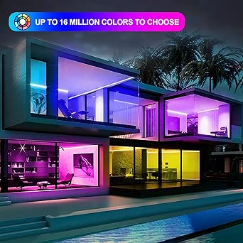 Cinta luz led RGB sencilla