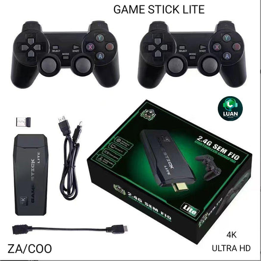 CONSOLA GAME STICK LITE 4K (2,500+ y 10,000+ Juegos) - 50%Dscto