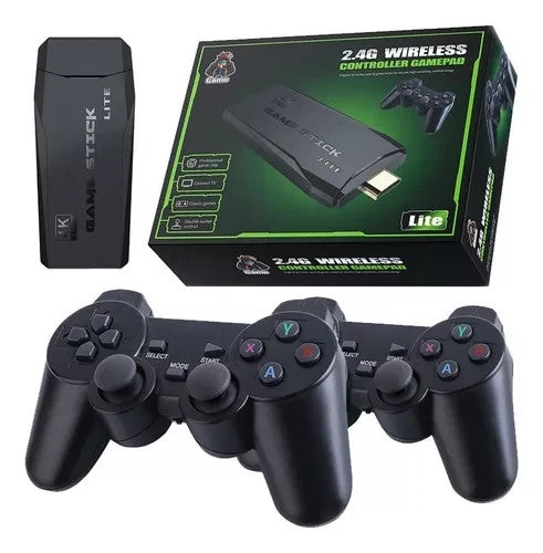 CONSOLA GAME STICK LITE 4K (2,500+ y 10,000+ Juegos) - 50%Dscto