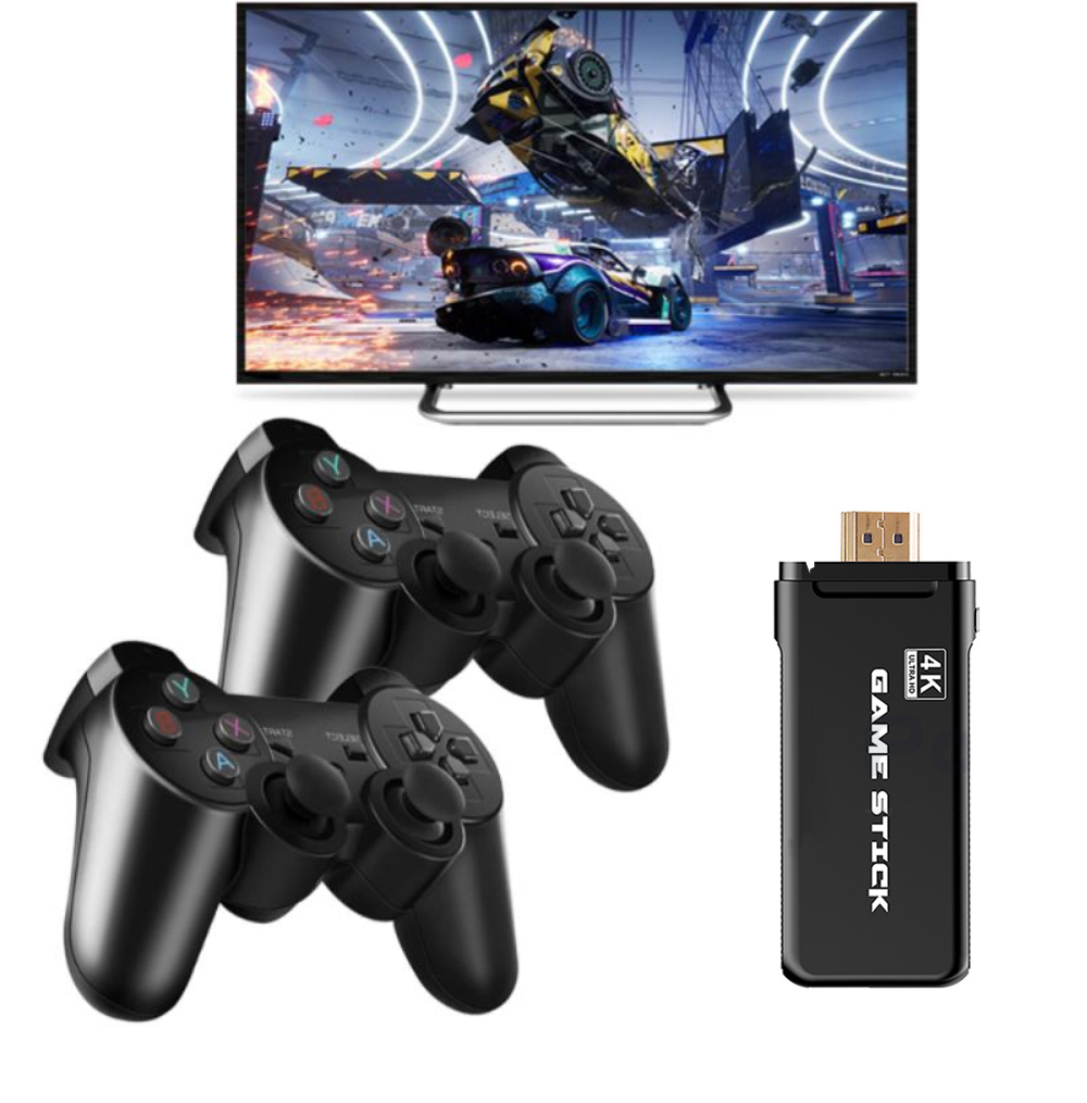 CONSOLA GAME STICK LITE 4K (2,500+ y 10,000+ Juegos) - 50%Dscto